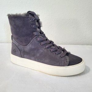 UGG BEVEN Grey Hi-top Boot/Sneaker SZ 8